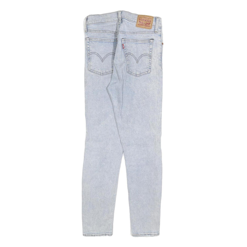 LEVI'S Womens Slim Light Blue Denim Jeans W26 L26 Classic Button Closure