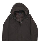 MAMMUT Womens Black Outdoor Jacket S Polyamide Blend Plain Warm Hooded Zip
