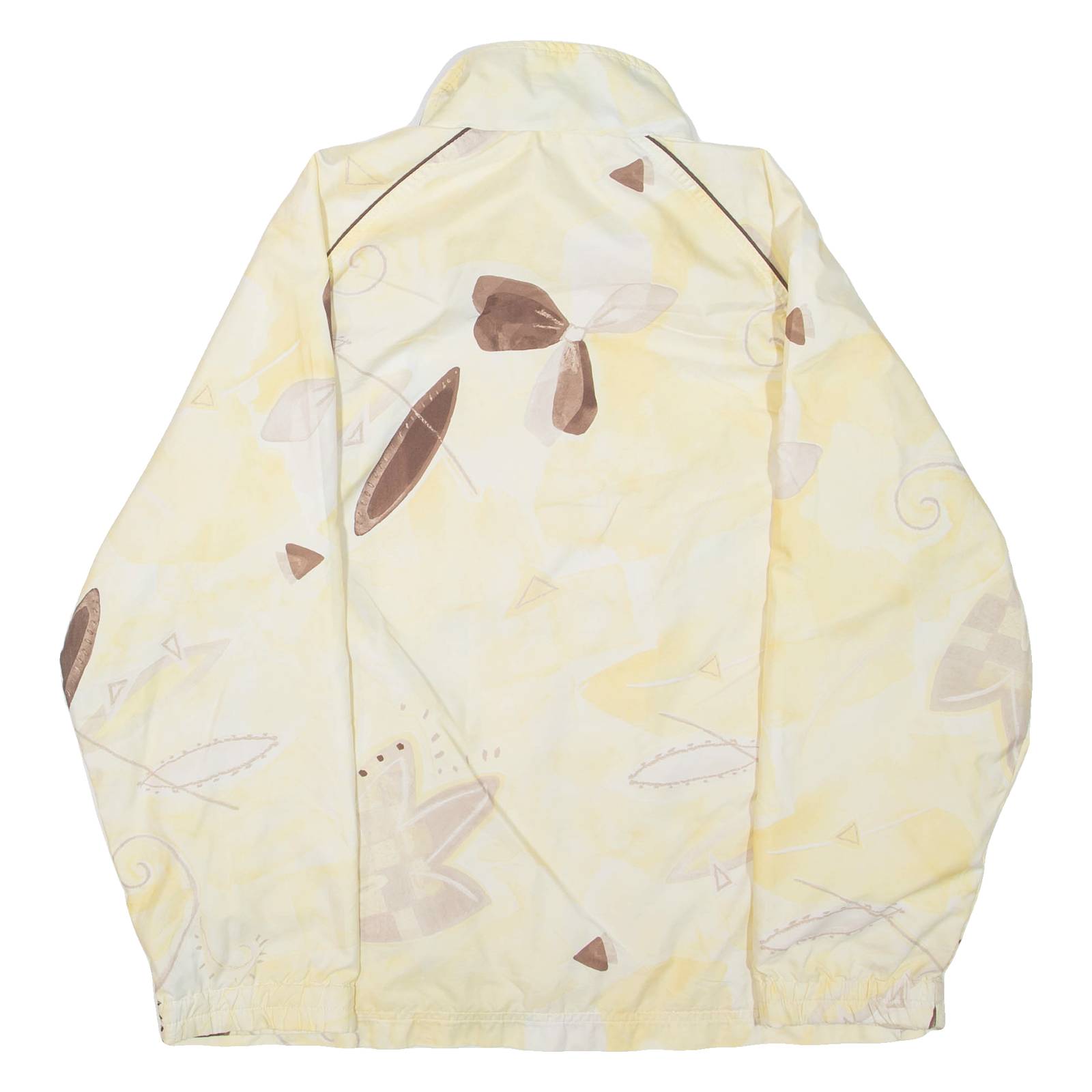 JEAN LEDUC Womens Jacket Yellow Floral L
