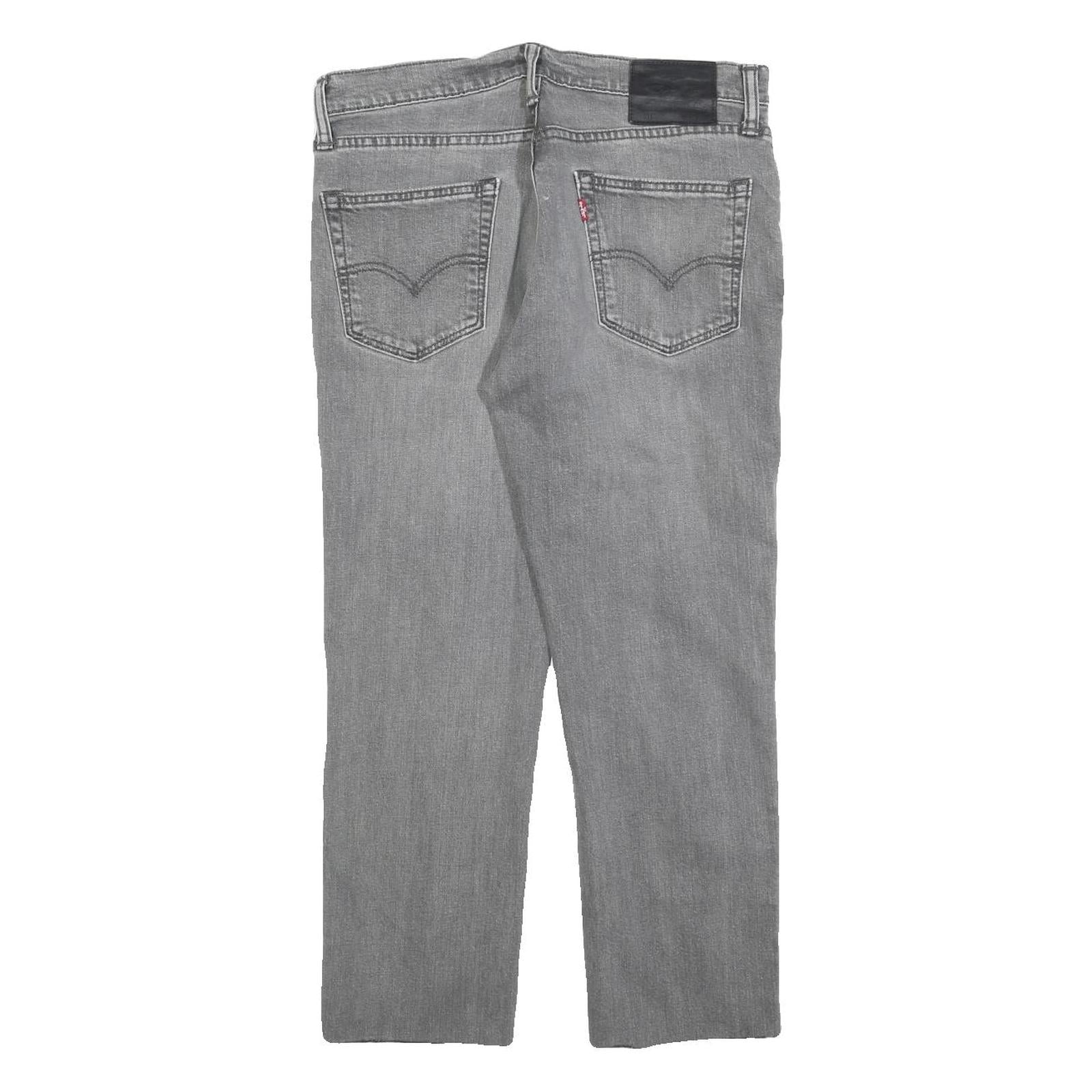 LEVI'S 511 Slim Mens Jeans Grey Slim Skinny Denim Medium W32 L25 Stylish Casual