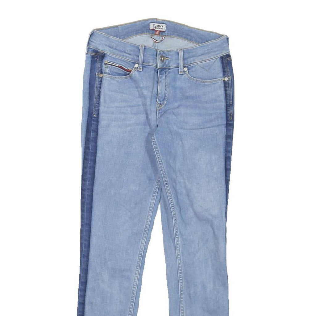 TOMMY HILFIGER Womens Jeans Blue Slim Skinny Denim Rinse W27 L28 Stylish