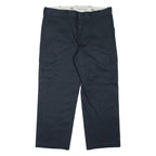 DICKIES Cargo Workwear Mens Trousers Black Relaxed Straight W40 L30