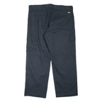 DICKIES Cargo Workwear Mens Trousers Black Relaxed Straight W40 L30