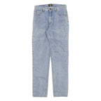 LEE Mens Slim Jeans Blue Denim W28 L32 Zip Classic Plain Cotton