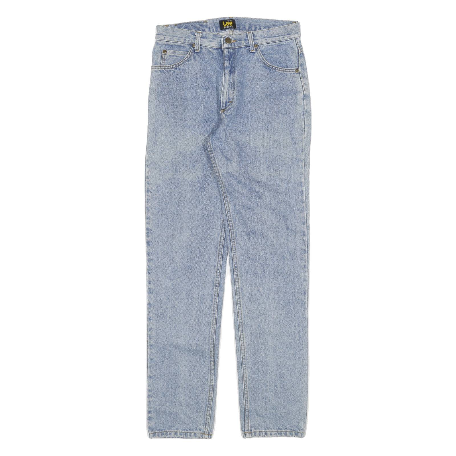 LEE Mens Slim Jeans Blue Denim W28 L32 Zip Classic Plain Cotton