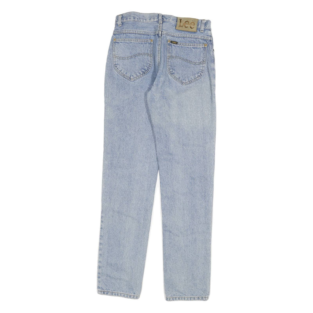 LEE Mens Slim Jeans Blue Denim W28 L32 Zip Classic Plain Cotton
