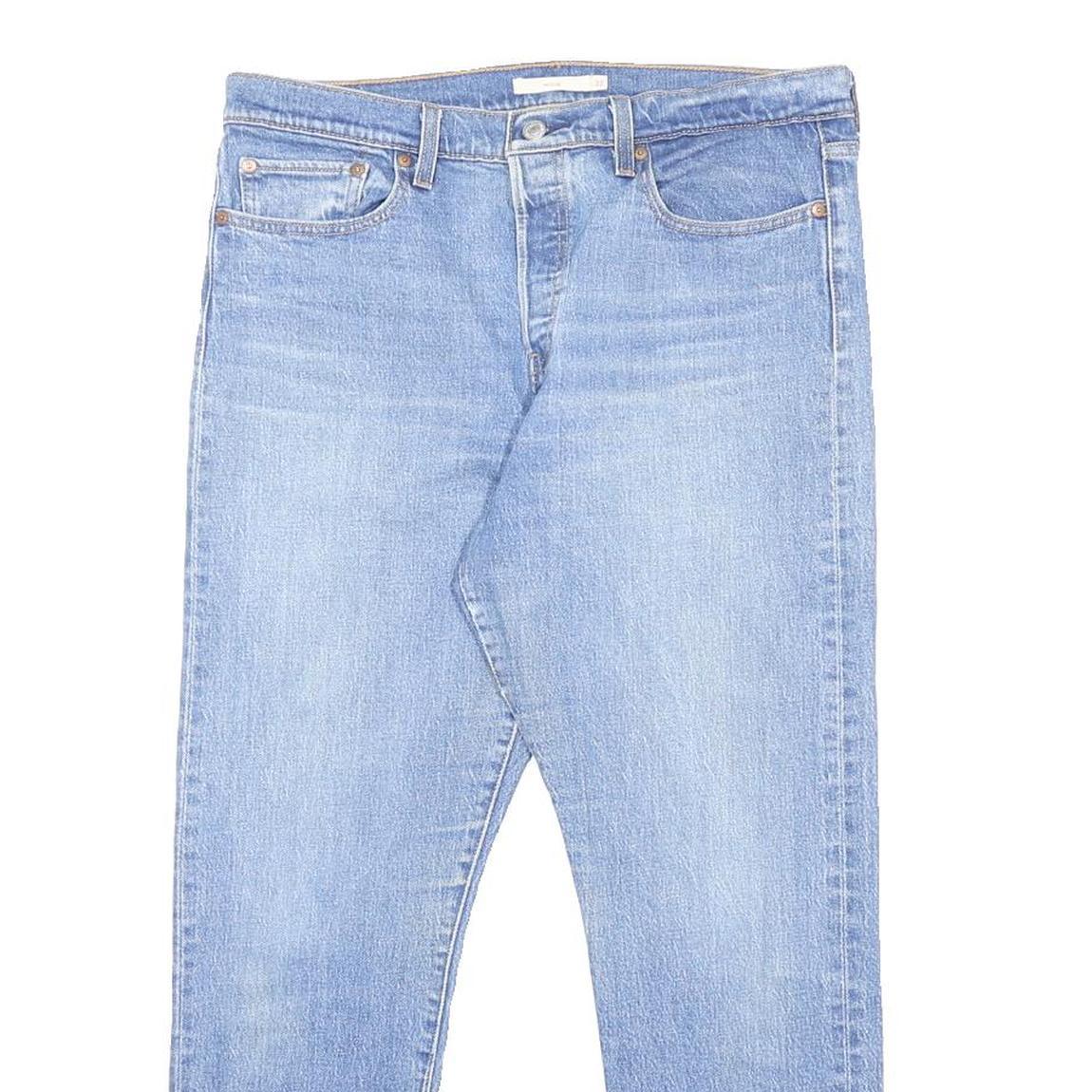 LEVI'S Womens Jeans Blue Slim Skinny Denim Light W32 L27 Classic Zip Fastening
