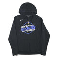 NIKE Mens Black South Tahoe Vikings Soccer Hoodie M Cotton Blend Sportswear