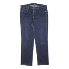 LAUREN RALPH LAUREN Womens Jeans Blue Regular Straight Denim Medium W36 L30