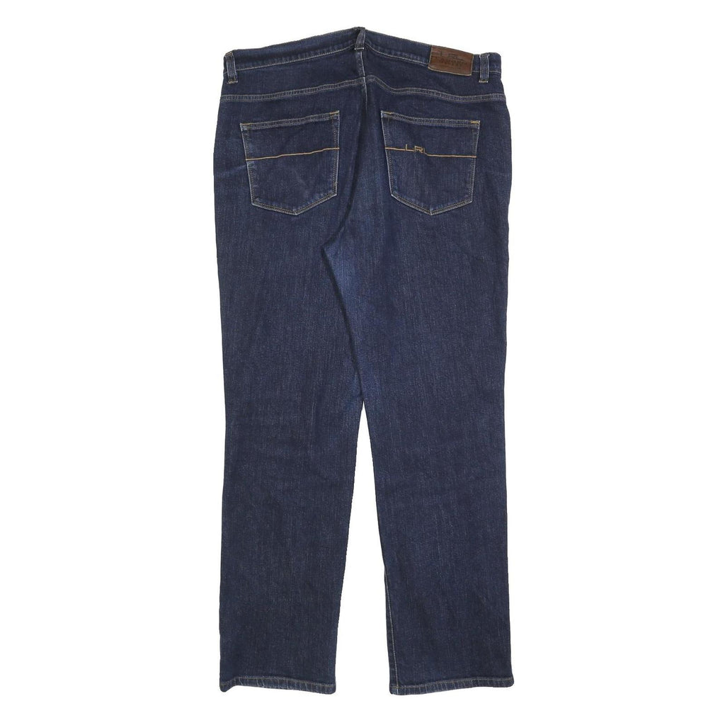 LAUREN RALPH LAUREN Womens Jeans Blue Regular Straight Denim Medium W36 L30