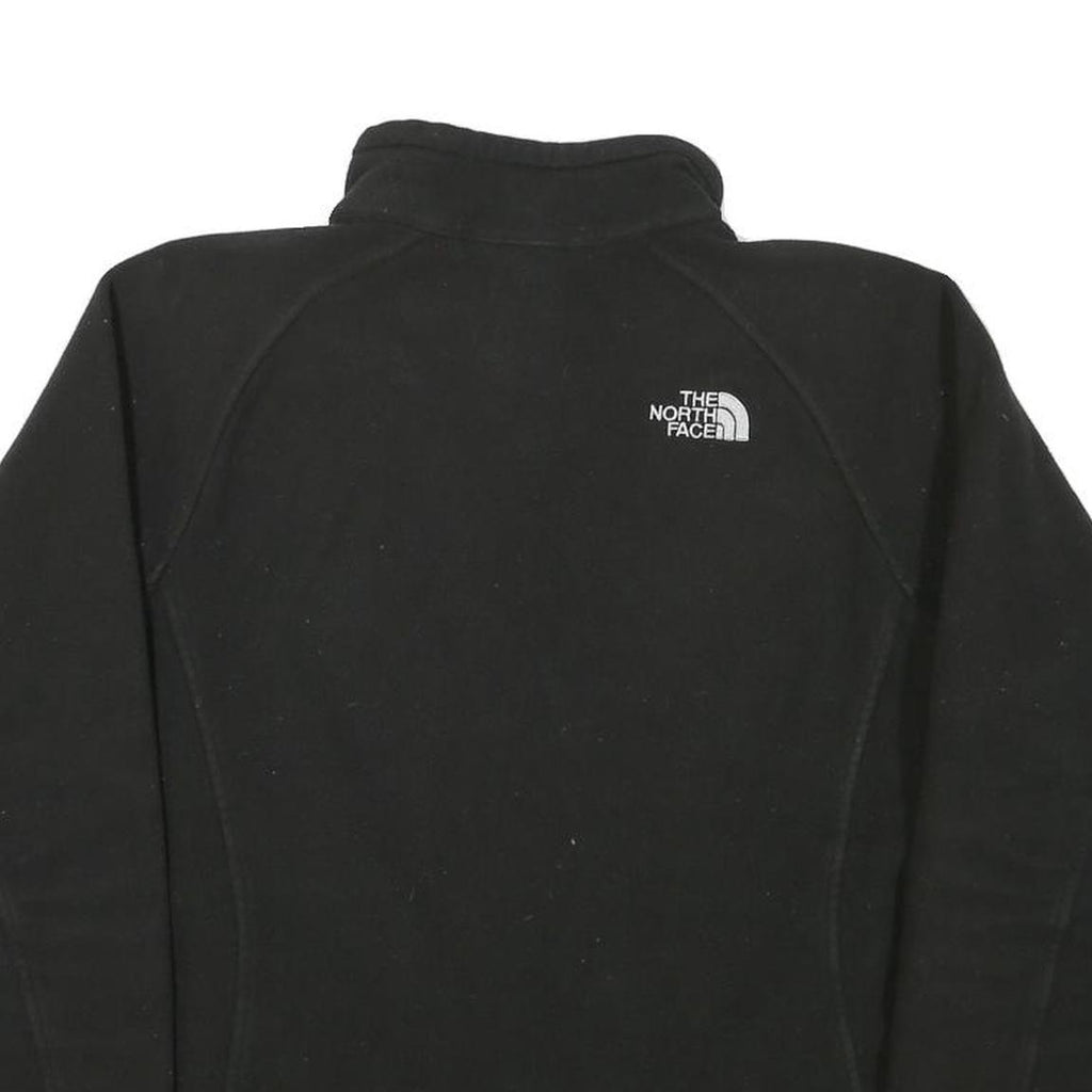 THE NORTH FACE Womens Black Fleece Jacket M Polyester Blend Zip Classic Outdoor