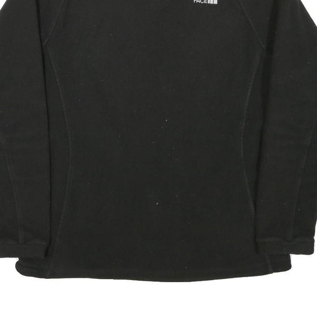 THE NORTH FACE Womens Black Fleece Jacket M Polyester Blend Zip Classic Outdoor