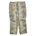 RANGER Mens Polyester Blend Camouflage Regular Straight Trousers W40 L32 Cargo