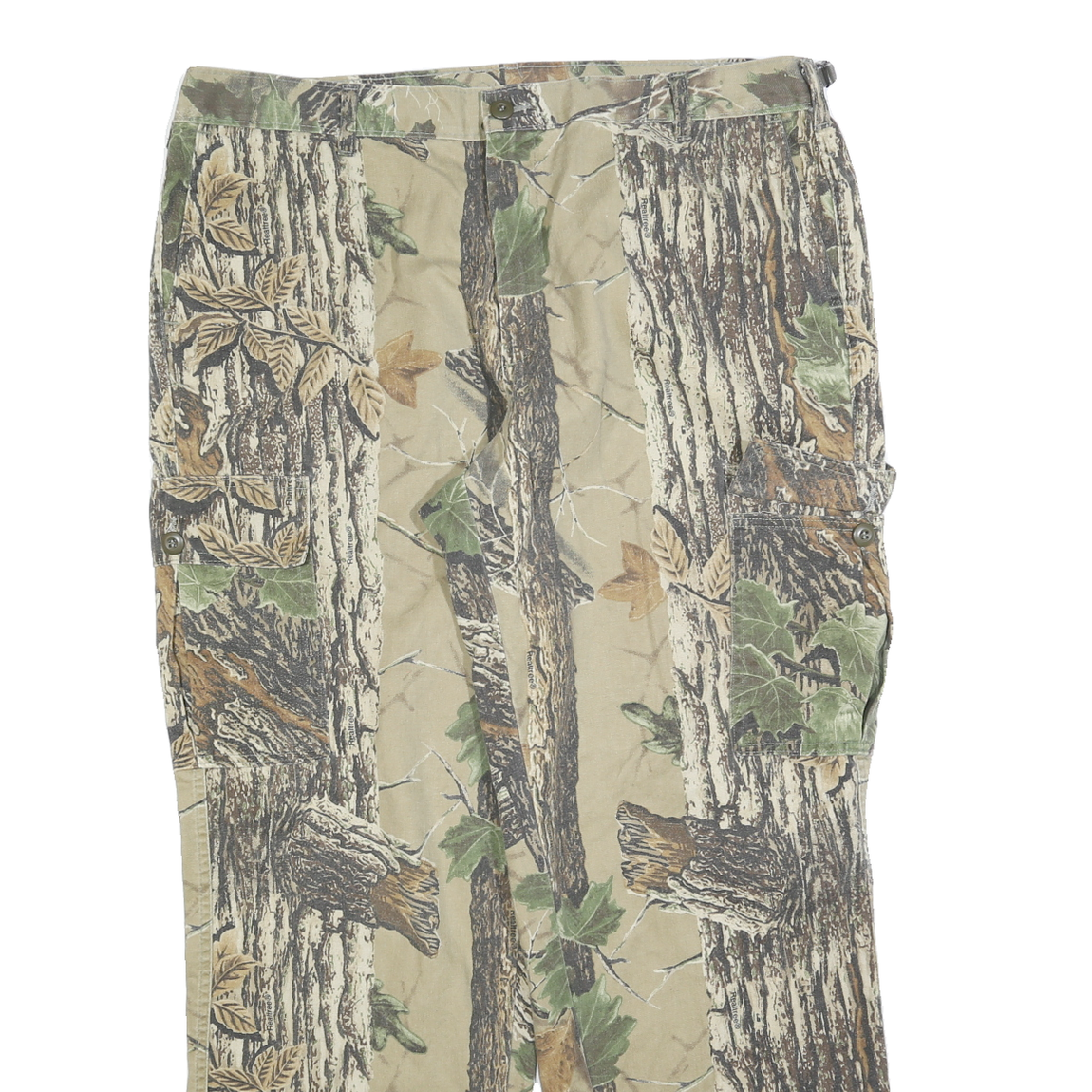 RANGER Mens Polyester Blend Camouflage Regular Straight Trousers W40 L32 Cargo