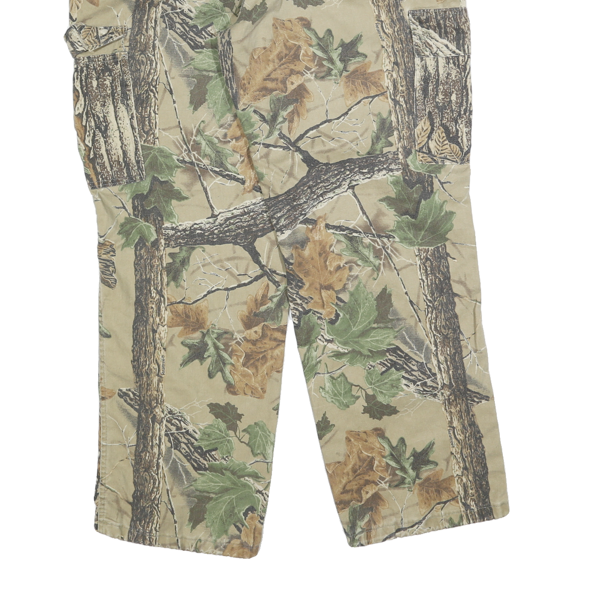 RANGER Mens Polyester Blend Camouflage Regular Straight Trousers W40 L32 Cargo