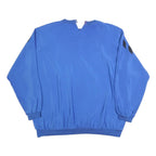 LADY JOYCE Womens Blue Red & Black Printed Top Long Sleeve Round Neck XL