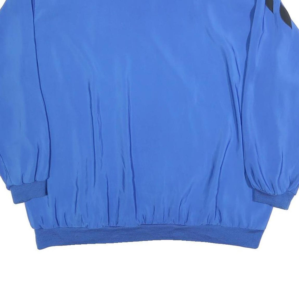 LADY JOYCE Womens Blue Red & Black Printed Top Long Sleeve Round Neck XL