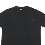 DICKIES Mens Black Pocket T-Shirt XL Short Sleeve Crew Neck Workwear Casual