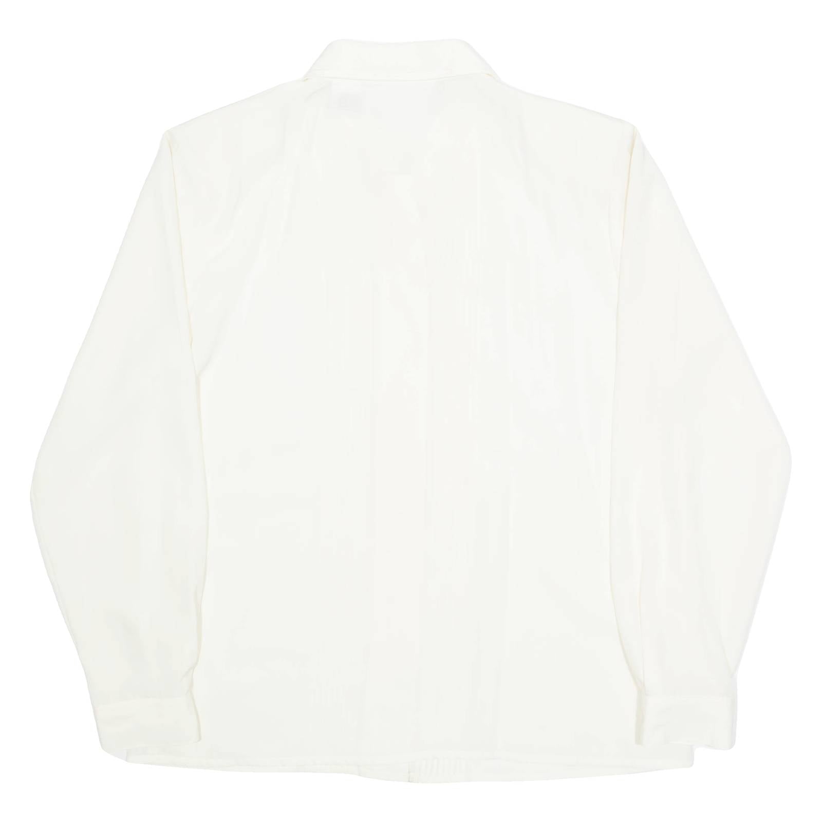 CLAUDIA RICHARD Womens Blouse Shirt Cream Collared Long Sleeve 90s L