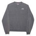 THE NORTH FACE Mens Grey Sweatshirt Crew Neck M Cotton Blend Outdoor Casual