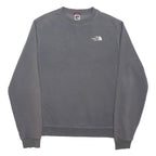 THE NORTH FACE Mens Grey Sweatshirt Crew Neck M Cotton Blend Outdoor Casual
