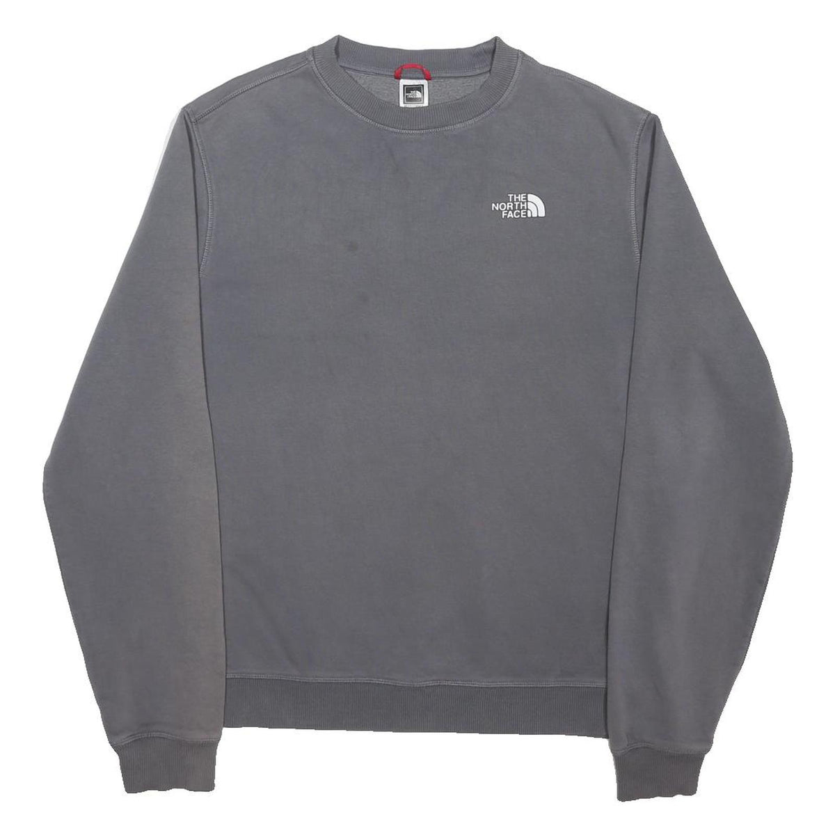 THE NORTH FACE Mens Grey Sweatshirt Crew Neck M Cotton Blend Outdoor Casual
