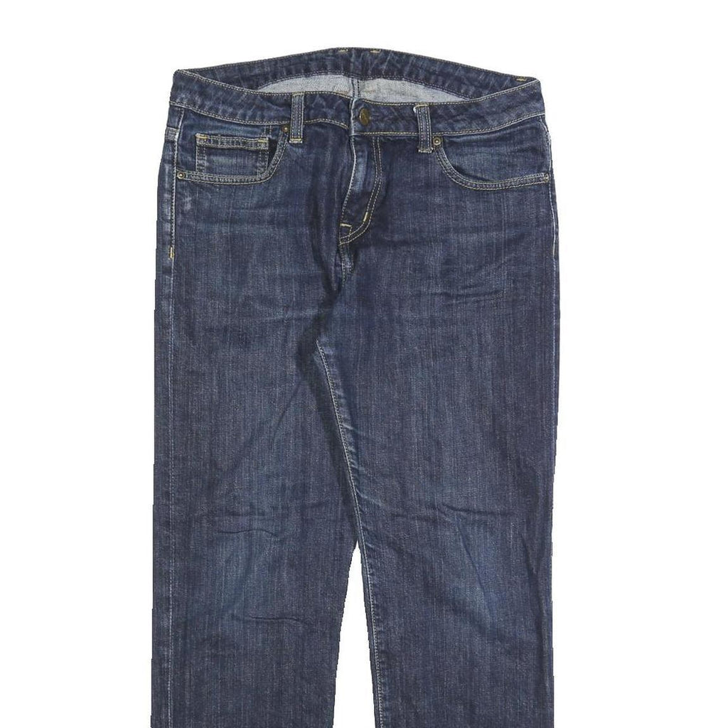 CARHARTT Mens Jeans Blue Regular Straight Denim Medium W29 L28 Classic Zip