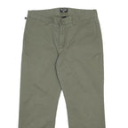 RALPH LAUREN POLO JEANS COMPANY Womens Cotton Blend Green Regular Trousers W30