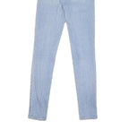 LEVI'S 721 Womens Jeans Blue Relaxed Skinny Denim Light W24 L31 Classic Zip