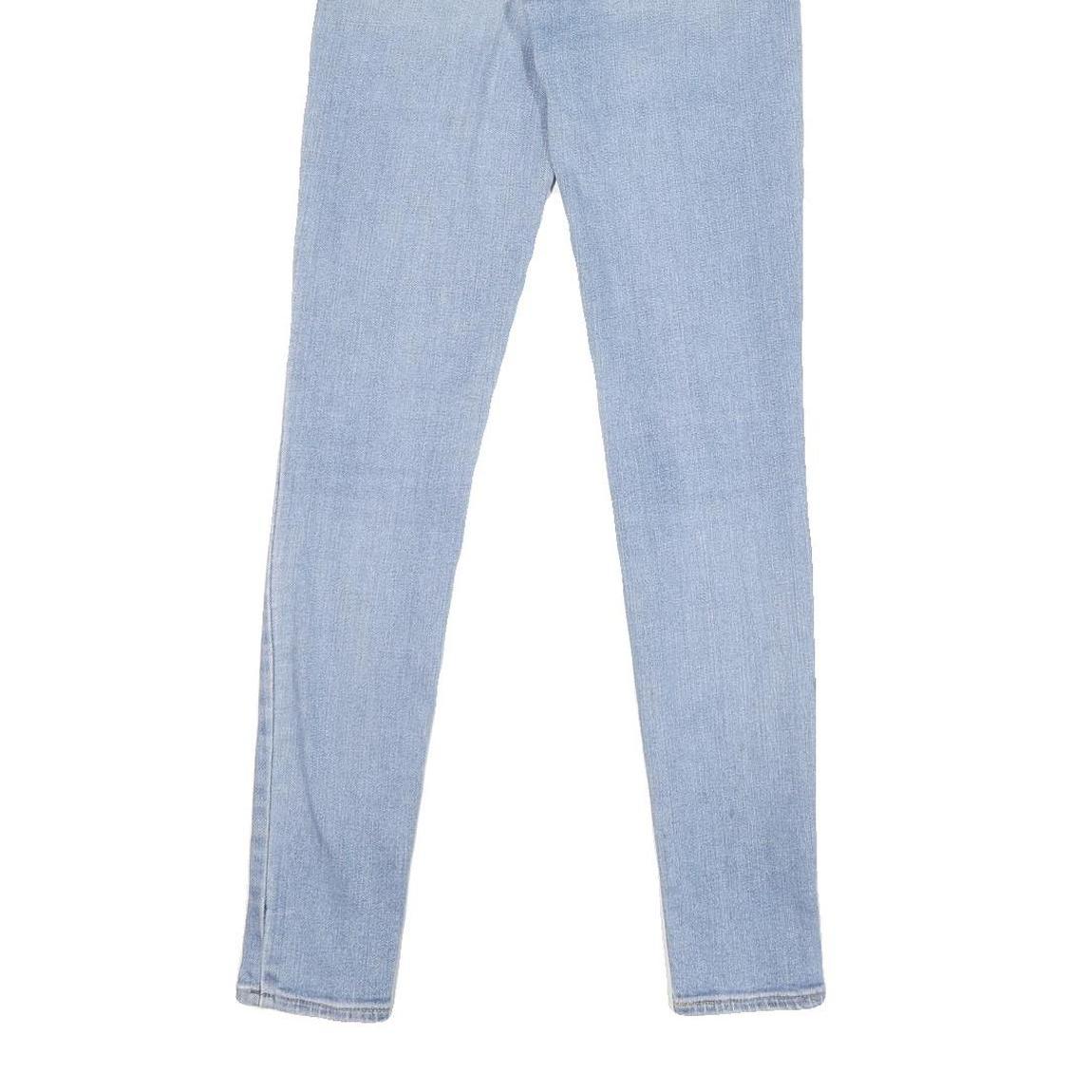 LEVI'S 721 Womens Jeans Blue Relaxed Skinny Denim Light W24 L31 Classic Zip