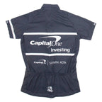GLORDANA Full Zip Cycling Mens Jersey Black M