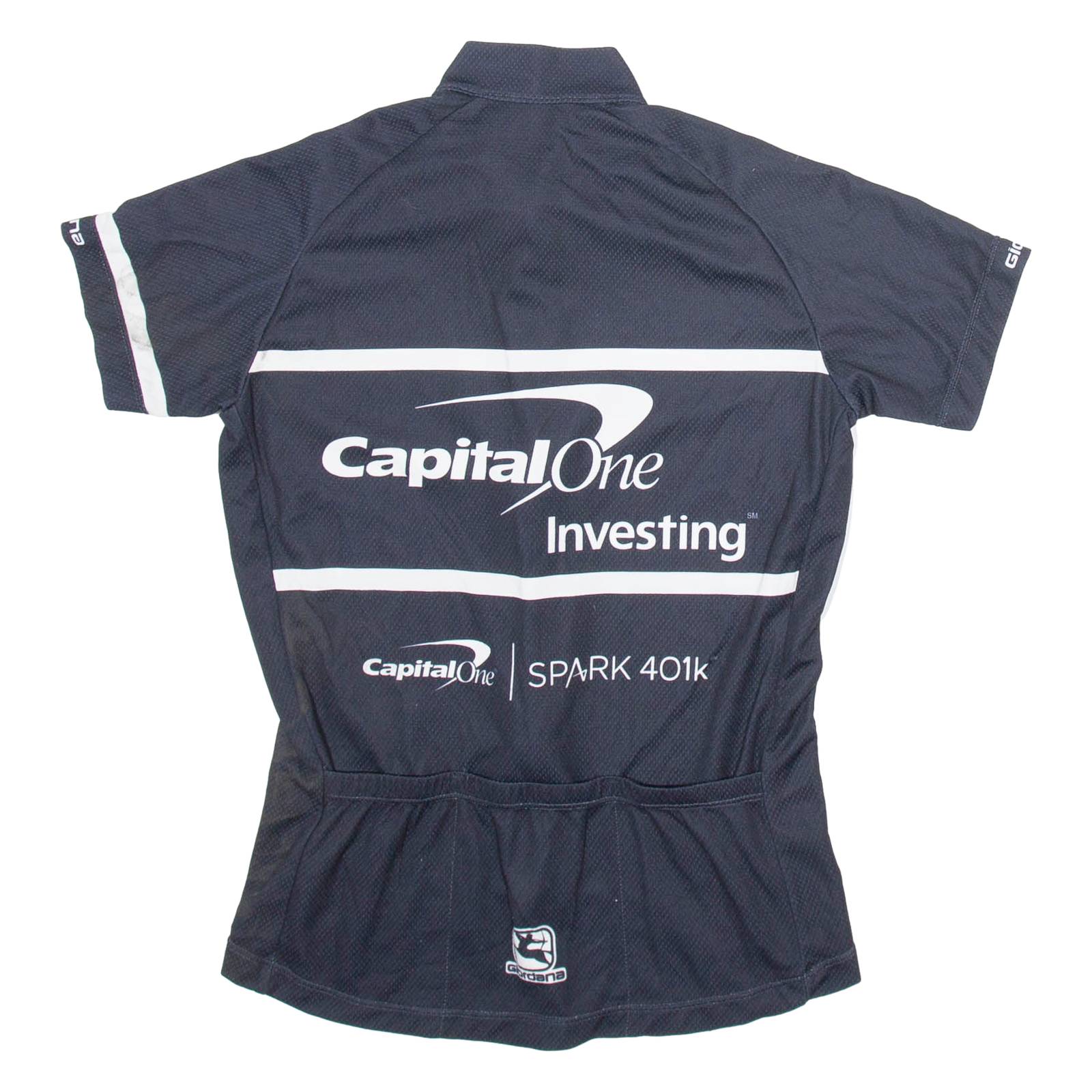 GLORDANA Full Zip Cycling Mens Jersey Black M