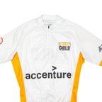 SELEKT Cycling Mens Jersey White 1/4 Zip L