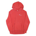 CHAMPION Mens Red Hoodie S Classic Pullover Cotton Blend Casual Sweatshirt