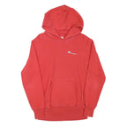 CHAMPION Mens Red Hoodie S Classic Pullover Cotton Blend Casual Sweatshirt