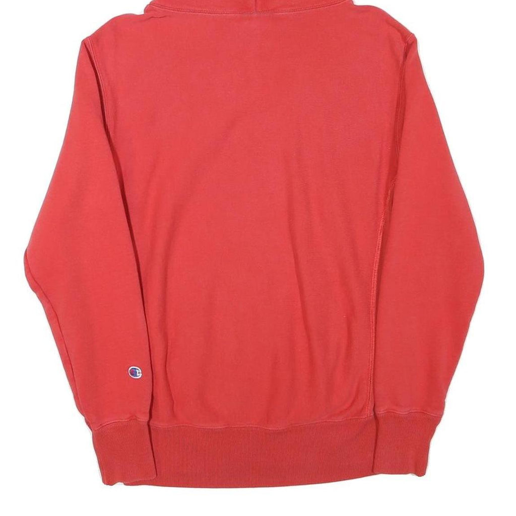 CHAMPION Mens Red Hoodie S Classic Pullover Cotton Blend Casual Sweatshirt