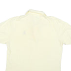 DISNEY Mens Cream Disney Mickey Mouse Short Sleeve Polo Shirt XL Cotton Blend