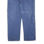 DICKIES Mens Regular Blue Denim Jeans W48 L32 Classic Cotton Blend Zip Closure