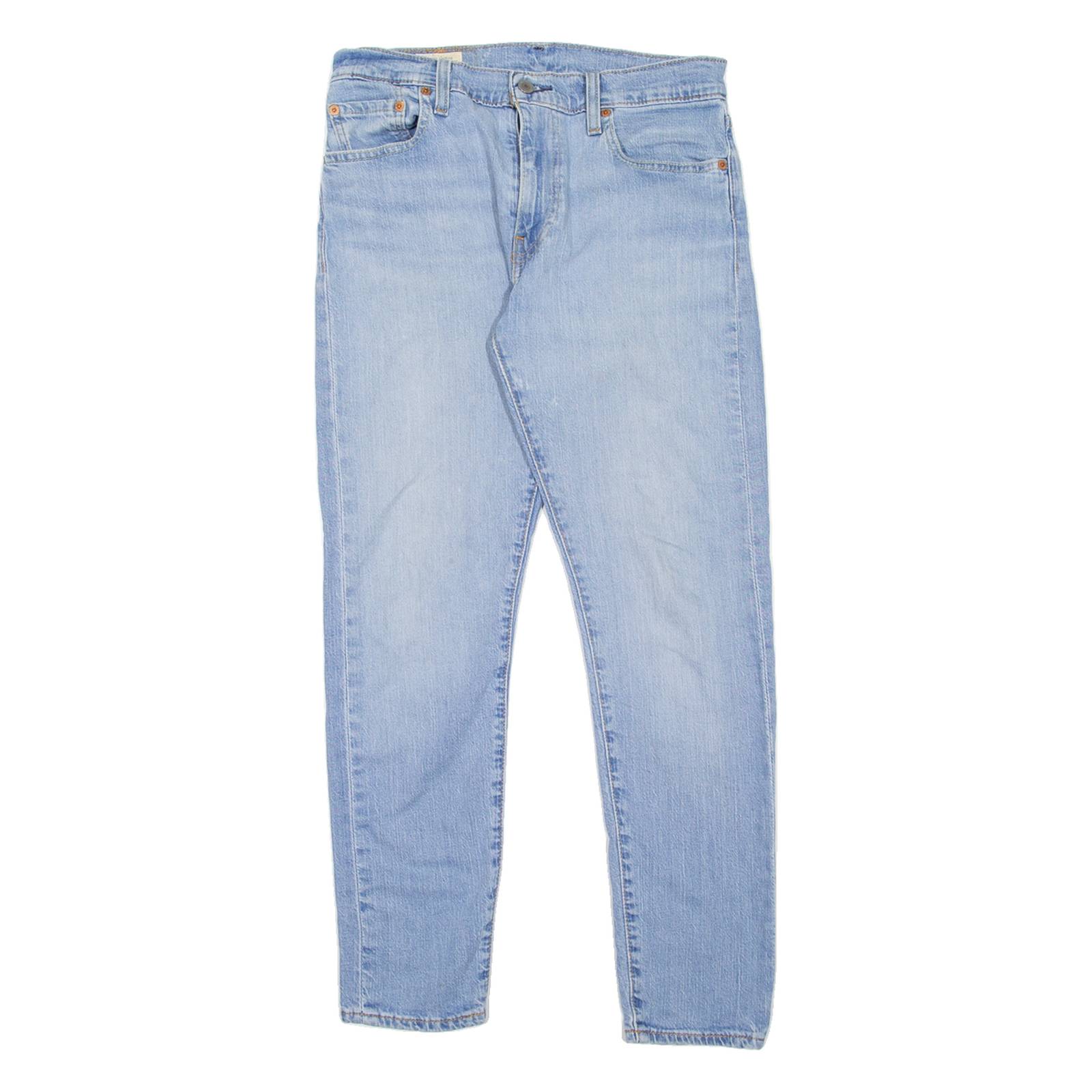 LEVI'S 512 BIG E Jeans Mens Blue Slim Tapered Stone Wash W30 L30