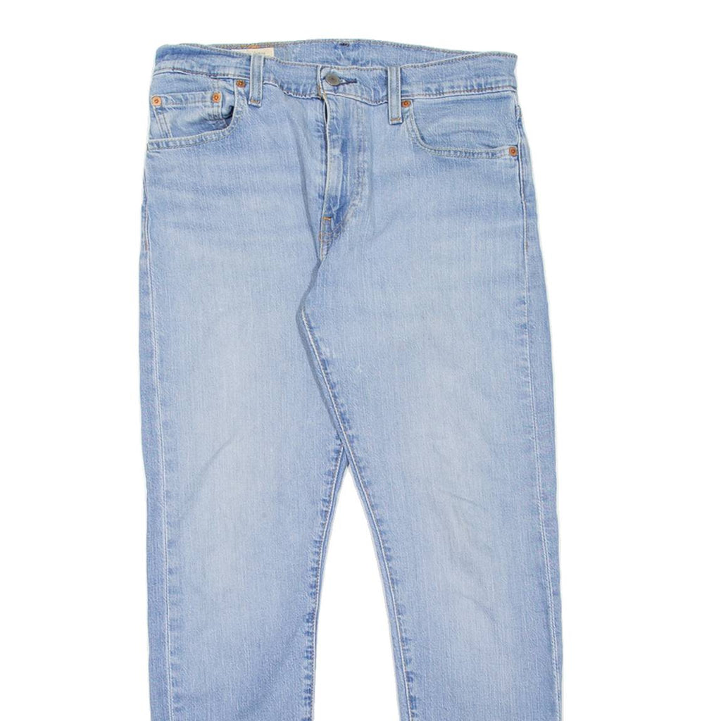 LEVI'S 512 BIG E Jeans Mens Blue Slim Tapered Stone Wash W30 L30