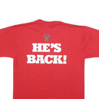 JERZEES Mens Red Red Raider Basketball Graphic T-Shirt L Short Sleeve Crew Neck