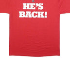 JERZEES Mens Red Red Raider Basketball Graphic T-Shirt L Short Sleeve Crew Neck