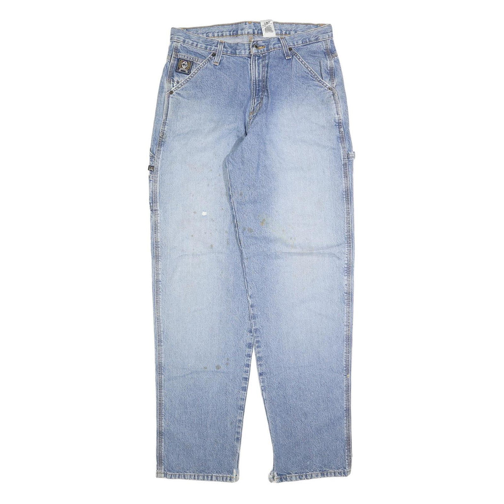 CINCH Mens Jeans Blue Relaxed Straight Denim Medium W32 L34 Workwear