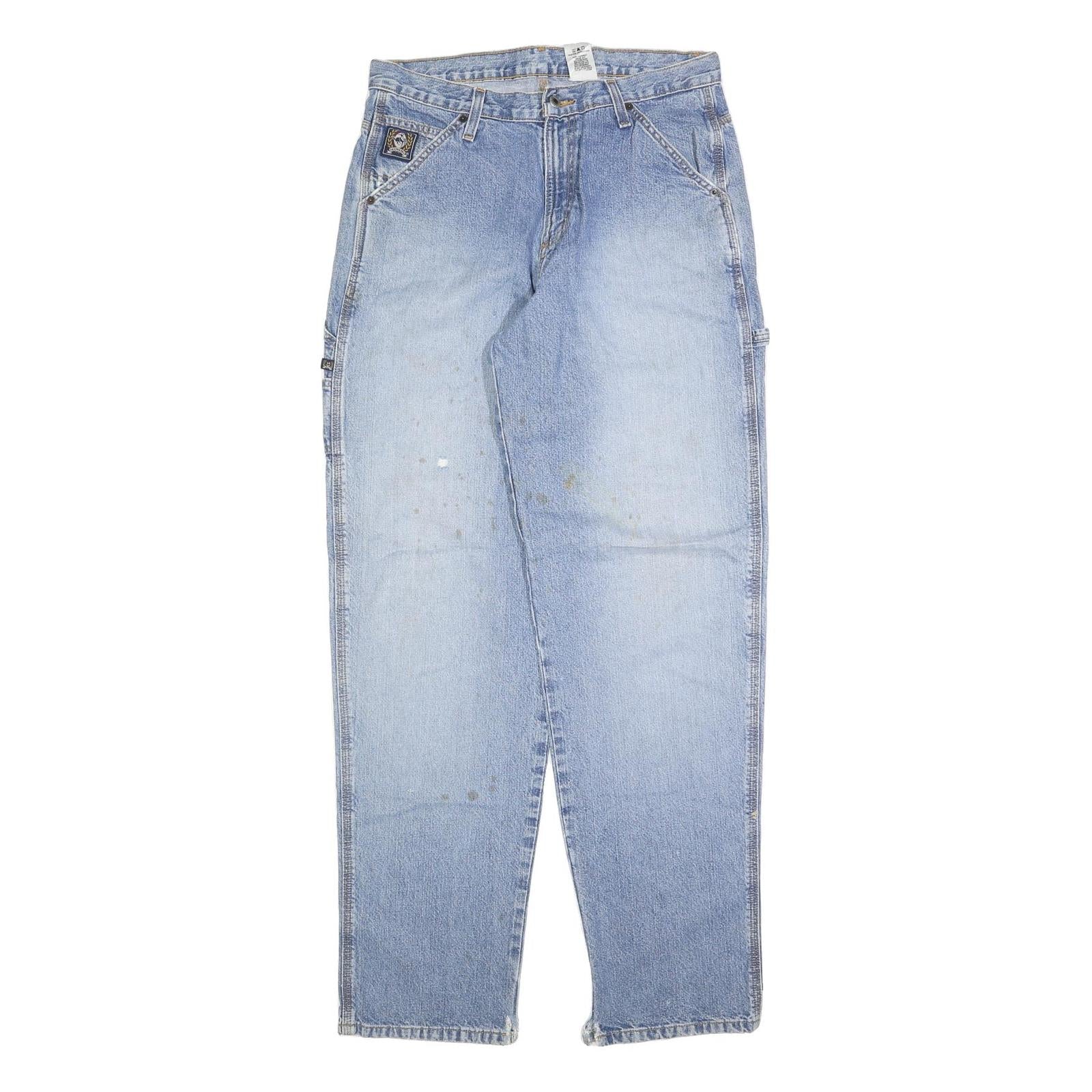 CINCH Mens Jeans Blue Relaxed Straight Denim Medium W32 L34 Workwear