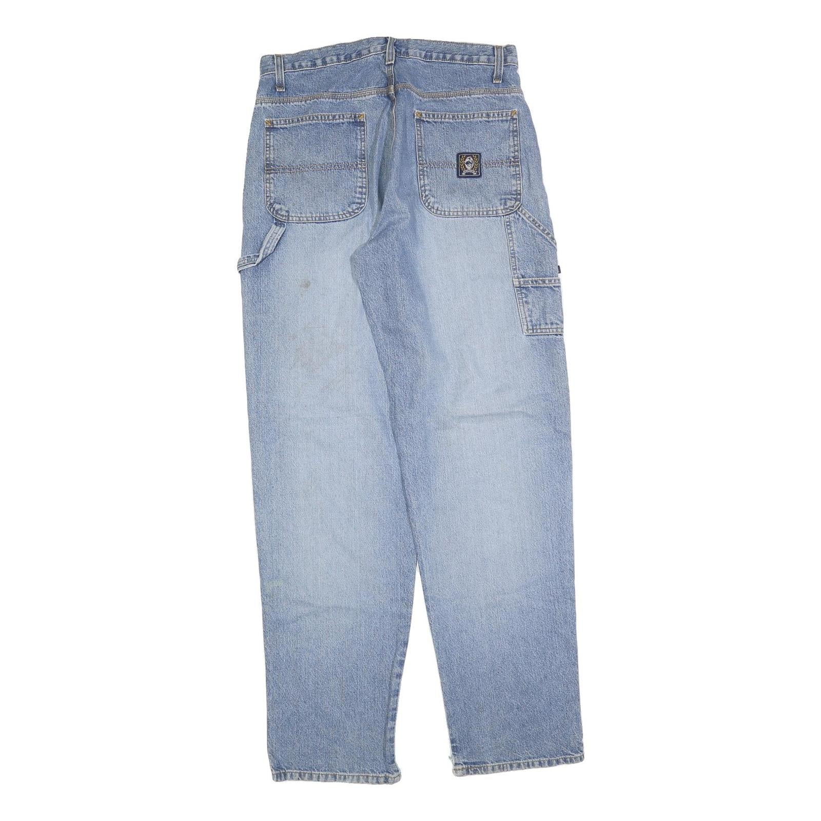 CINCH Mens Jeans Blue Relaxed Straight Denim Medium W32 L34 Workwear