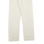 LEVI'S 501 Womens Jeans White Regular Straight Denim W31 L30 Classic Button