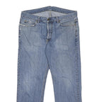 CARHARTT Mens Regular Fit Blue Denim Jeans W34 L28 Button Closure Classic Style