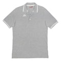 KAPPA Mens Grey Polo Shirt L Cotton Classic Collar Short Sleeve Sport Casual