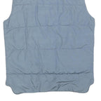 WOOLRICH Boys Blue Light Blue Puffer Jacket L Polyester Zip Sleeveless Outdoor