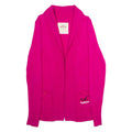 HOLLISTER Womens Cardigan Pink Roll Neck Tight Knit S